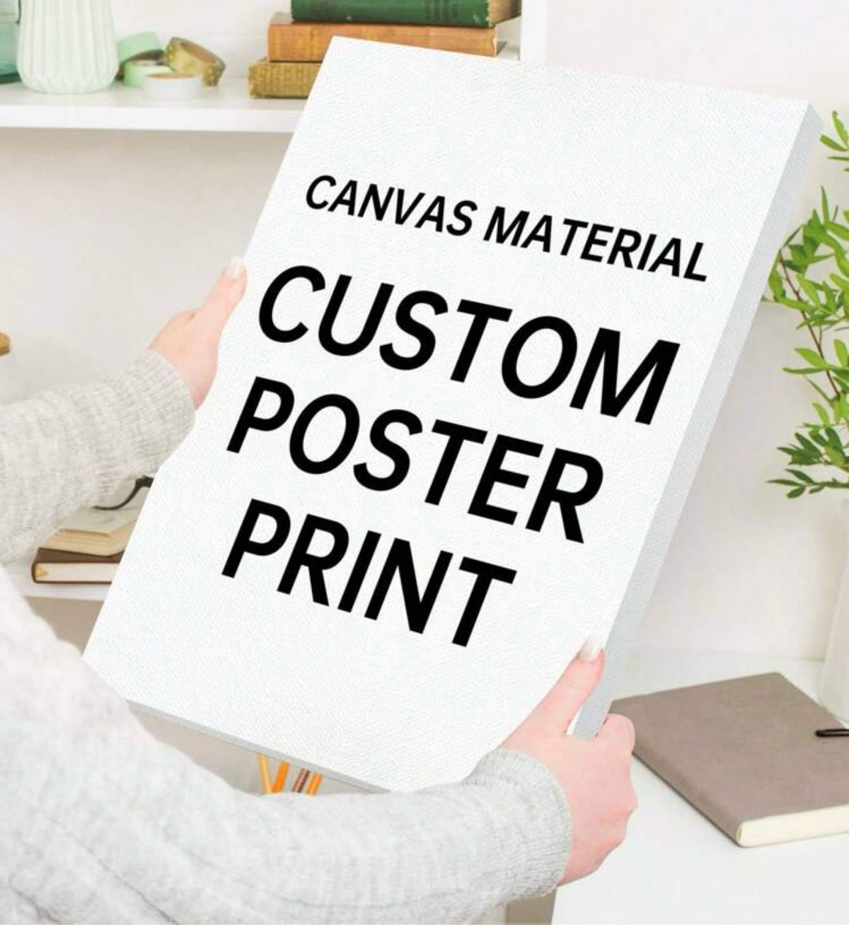 1pc Custom Personal Photo No Frame HD Print On Canvas